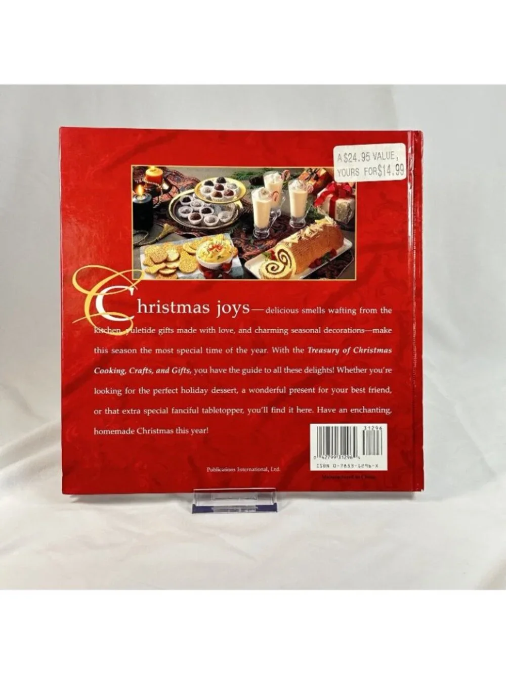 Treasury Of Christmas Cooking Crafts & Gifts Hardcover Book